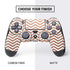 Rose Gold Chevron PS4 Controller Skin