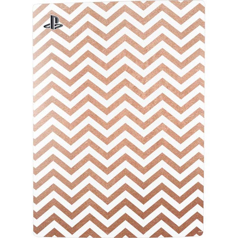 Rose Gold Chevron PS5 Bundle Skin