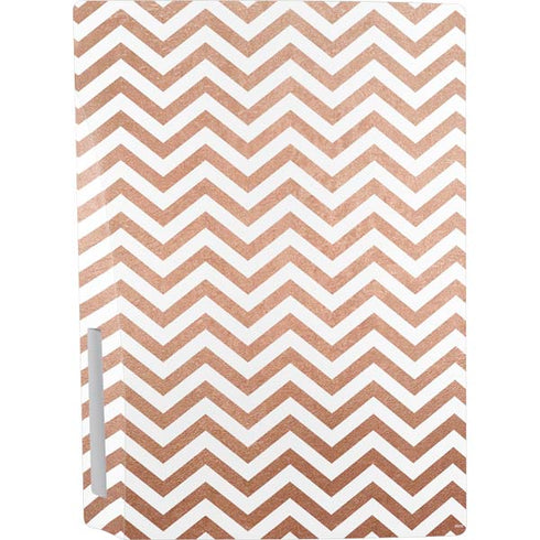 Rose Gold Chevron PS5 Bundle Skin