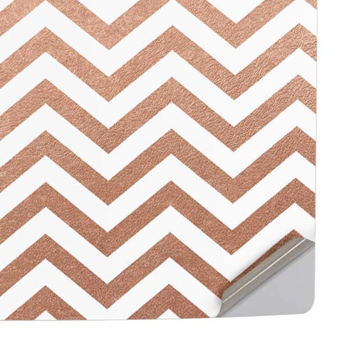 Rose Gold Chevron PS5 Slim Disk Console Skin