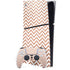 Rose Gold Chevron PS5 Slim Digital Edition Bundle Skin