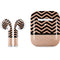 Rose Gold Chevron Split Apple AirPods 2 Skin