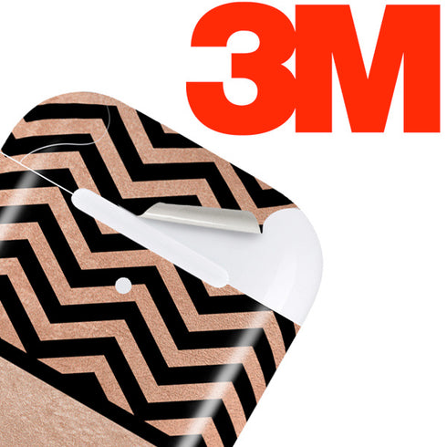 Rose Gold Chevron Split Apple AirPods 2 Skin