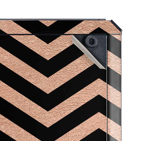 Rose Gold Chevron Split Cooler Master MasterBox Q300L Mini Tower Skin