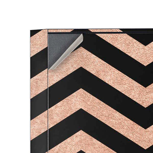 Rose Gold Chevron Split Corsair 4000D Tempered Glass Mid-Tower ATX Case Skin