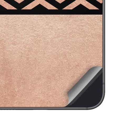 Rose Gold Chevron Split Galaxy A14 5G Skin