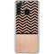 Rose Gold Chevron Split Galaxy A21 Clear Case