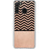 Rose Gold Chevron Split Galaxy A21 Clear Case