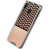 Rose Gold Chevron Split Galaxy A30 Clear Case