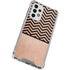 Rose Gold Chevron Split Galaxy A53 5G Clear Case