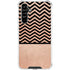 Rose Gold Chevron Split Galaxy A54 5G Clear Case