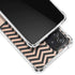 Rose Gold Chevron Split Galaxy A72 5G Clear Case