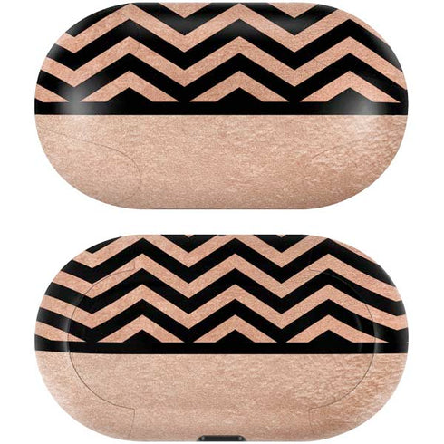 Rose Gold Chevron Split Galaxy Buds Skin