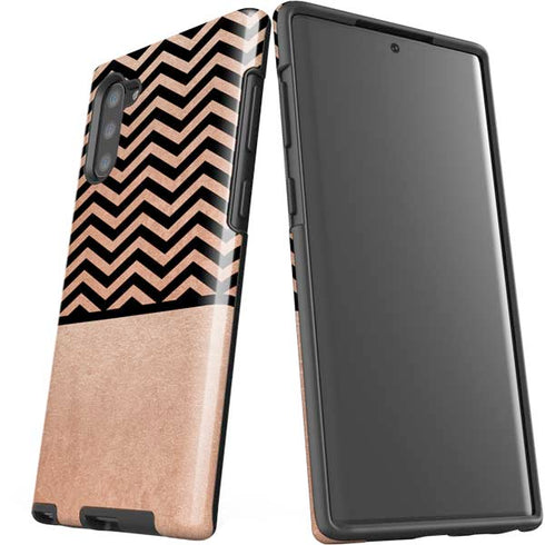 Rose Gold Chevron Split Galaxy Note 10 Pro Case