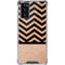Rose Gold Chevron Split Galaxy Note20 5G Clear Case