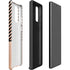 Rose Gold Chevron Split Galaxy Note20 5G Pro Case