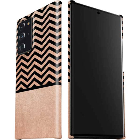 Rose Gold Chevron Split Galaxy Note20 Ultra 5G Lite Case