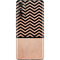 Rose Gold Chevron Split Galaxy S20 Fan Edition Skin