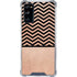 Rose Gold Chevron Split Galaxy S20 FE Clear Case