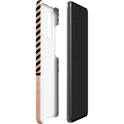 Rose Gold Chevron Split Galaxy S20 Lite Case