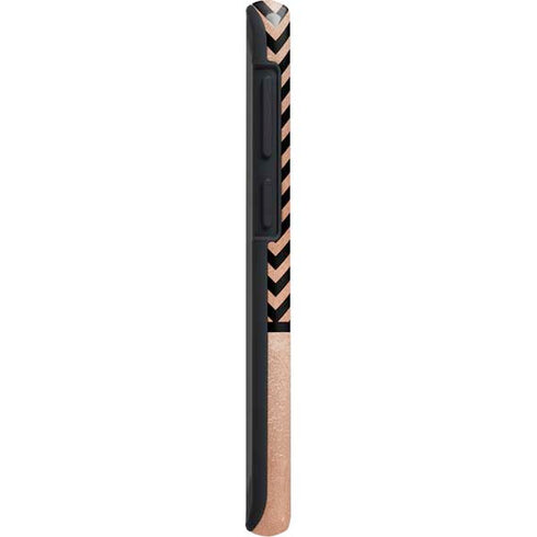 Rose Gold Chevron Split Galaxy S20 Plus Pro Case