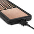 Rose Gold Chevron Split Galaxy S20 Plus Waterproof Case