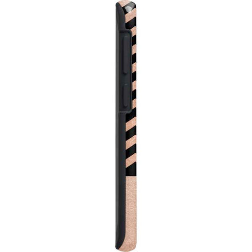 Rose Gold Chevron Split Galaxy S20 Ultra 5G Pro Case