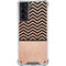 Rose Gold Chevron Split Galaxy S21 5G Clear Case