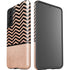 Rose Gold Chevron Split Galaxy S21 5G Pro Case