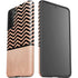 Rose Gold Chevron Split Galaxy S21 FE Pro Case