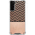 Rose Gold Chevron Split Galaxy S21 Plus 5G Clear Case