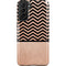 Rose Gold Chevron Split Galaxy S21 Plus 5G Pro Case