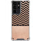 Rose Gold Chevron Split Galaxy S21 Ultra 5G Clear Case