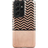 Rose Gold Chevron Split Galaxy S21 Ultra 5G Pro Case