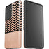 Rose Gold Chevron Split Galaxy S21 Ultra 5G Pro Case