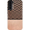 Rose Gold Chevron Split Galaxy S22 Plus Pro Case