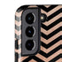 Rose Gold Chevron Split Galaxy S22 Plus Pro Case