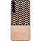Rose Gold Chevron Split Galaxy S22 Plus Skin