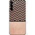 Rose Gold Chevron Split Galaxy S22 Plus Skin