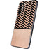 Rose Gold Chevron Split Galaxy S22 Plus Skin