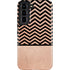 Rose Gold Chevron Split Galaxy S22 Pro Case