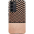 Rose Gold Chevron Split Galaxy S23 Plus Pro Case