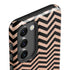 Rose Gold Chevron Split Galaxy S23 Plus Pro Case