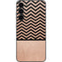Rose Gold Chevron Split Galaxy S23 Plus Skin