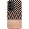 Rose Gold Chevron Split Galaxy S23 Pro Case