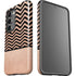 Rose Gold Chevron Split Galaxy S23 Pro Case