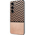 Rose Gold Chevron Split Galaxy S23 Skin
