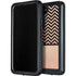 Rose Gold Chevron Split Galaxy S23 Waterproof Case