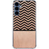 Rose Gold Chevron Split Galaxy S24 Clear Case