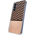Rose Gold Chevron Split Galaxy S24 Clear Case